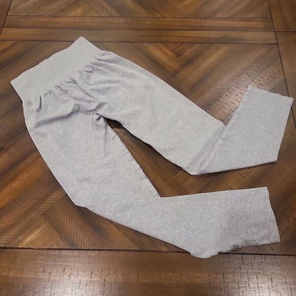 Free People Good Karma Heather Grey Leggings/Pants M/L - Picture 3 of 6